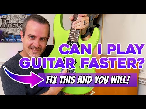PLAY GUITAR FASTER!  (the TRUTH about fixing your picking!)