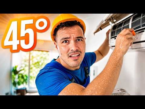 I INSTALLED an AIR CONDITIONER in My House (with NO CLUE what I'm doing)