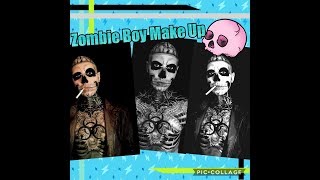 Zombie Boy Make Up Timelapse - Tribute to Rick Genest