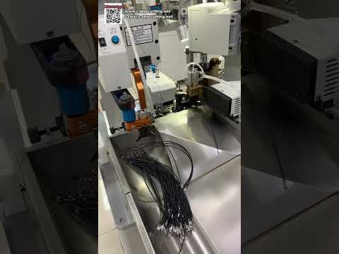 Double Head Automatic Terminal Crimping Machine Reliable And Efficient Wire Processing