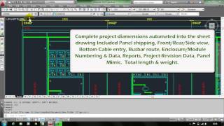 Generation of GA and Single line from Excel to CAD