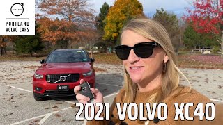 Fusion Red Metallic Volvo XC40 R-Design with Polestar Optimization