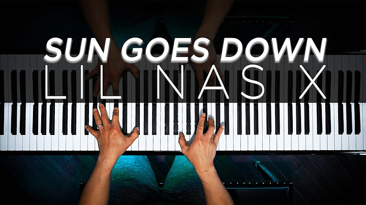 Sun Goes Down Piano version - Piano performance video thumbnail