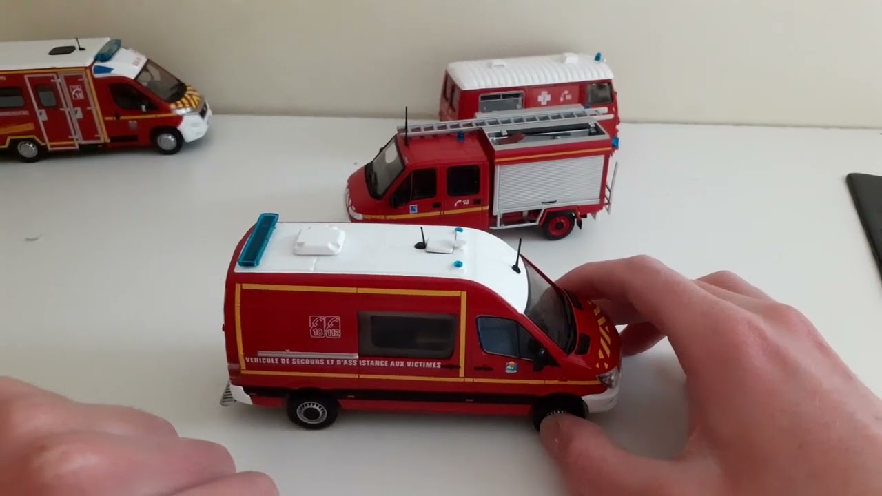 Mes véhicules légers de pompiers