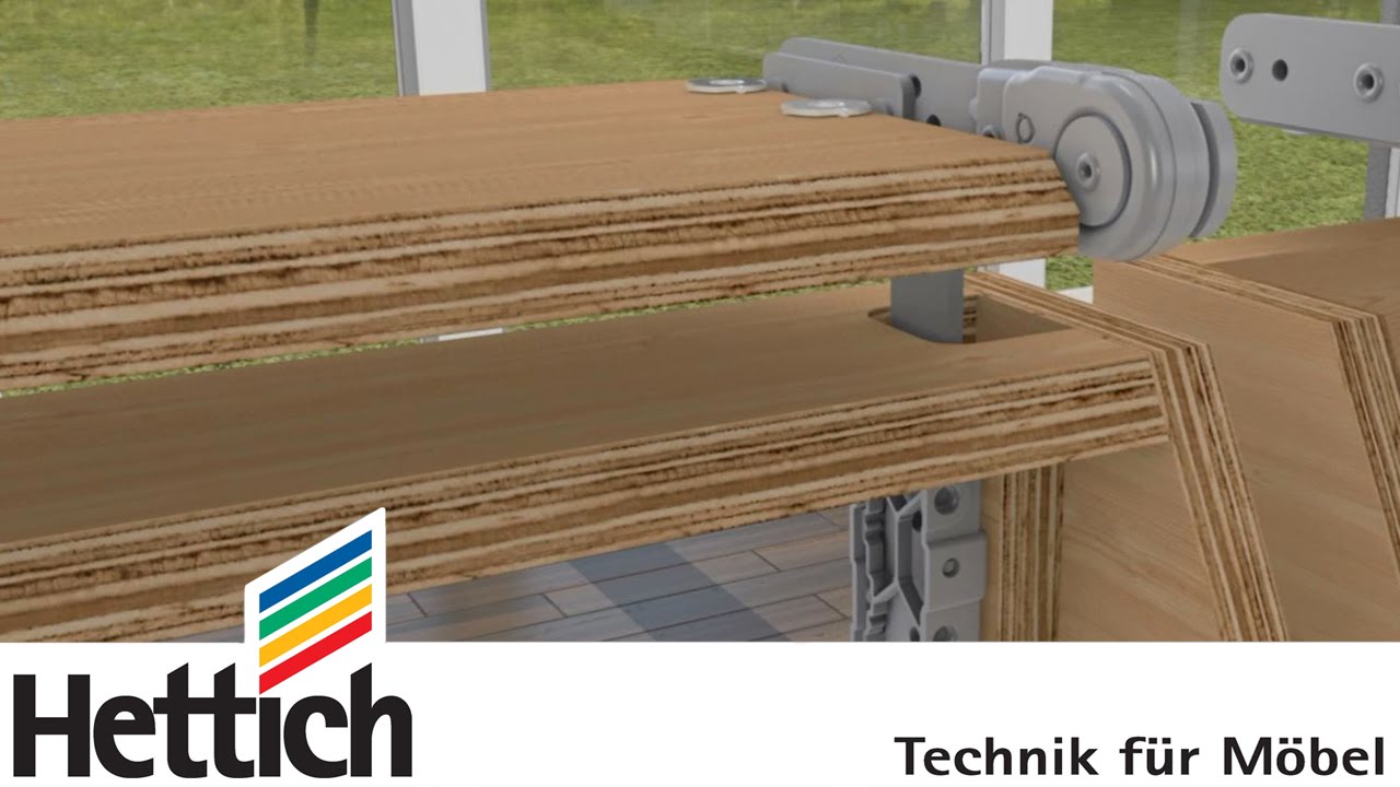 Hettich VarioFlex with flat link for UniFix adjustable fitting for upholstered furniture YouTube