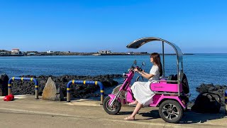 Jeju Island Vlog 🌴 Udo, Seafood Hot Pot, Abalone Porridge, Beach cafes, Beautiful Sunsets/Korea🇰🇷