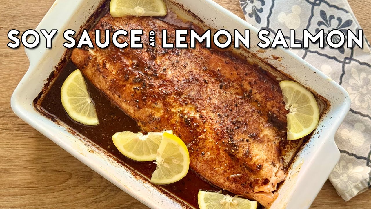 Рецепт лосося с соевым соусом и лимоном от моей мамы