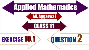 Class 11 Applied Mathematics ML Aggarwal Ex 10-1 Q2 Evaluate the limits