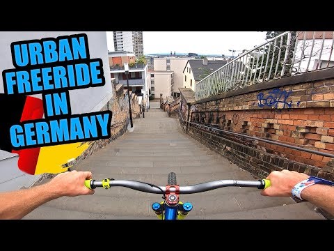 URBAN MTB FREERIDE IN MAINZ GERMANY! - YouTube