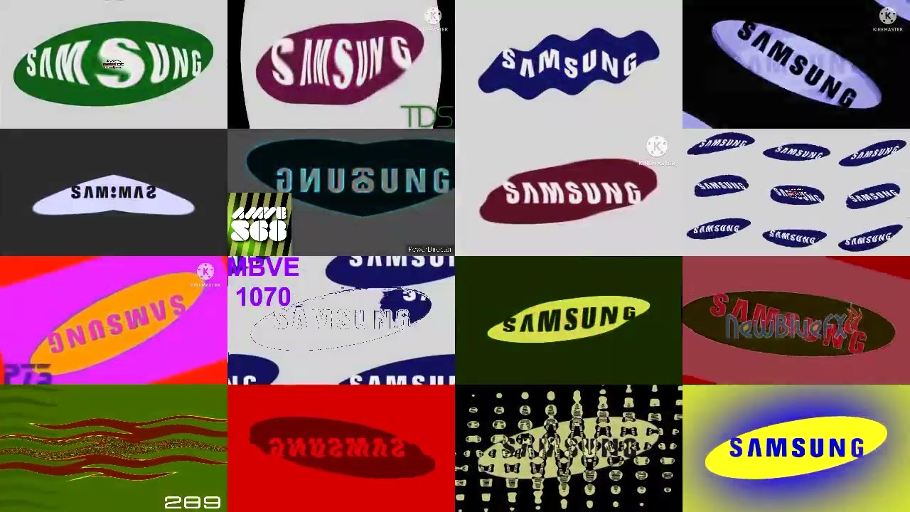 Samsung Logo History Superparison 4 (Super Loud)