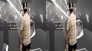 Stereoscopic 3D Mixed Reality video experiment with Beat Saber screenshot 5