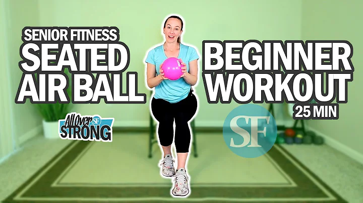 Seated Air Ball (Playground Ball) Workout For Begi...