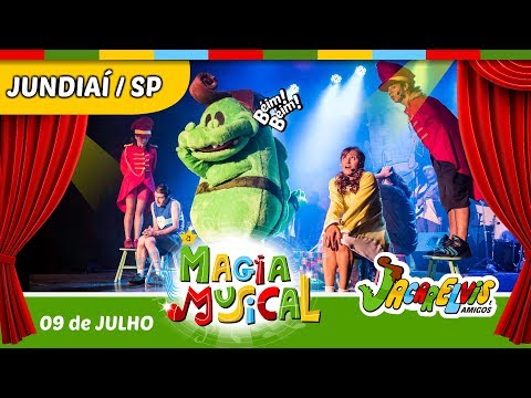 Em Jundiaí/SP, Jacarelvis a Magia Musical no dia 09/Julho - Em Jundiaí/SP, Jacarelvis a Magia Musical no dia 09/Julho