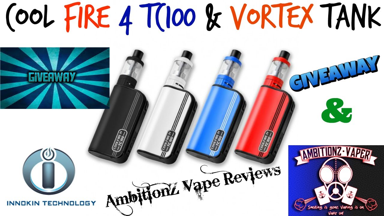 Innokin Cool fire 4 TC 100 Box Mod {Isub Vortex} Review & Giveaway(closed)