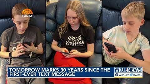 First-ever text message sent 30 years ago
