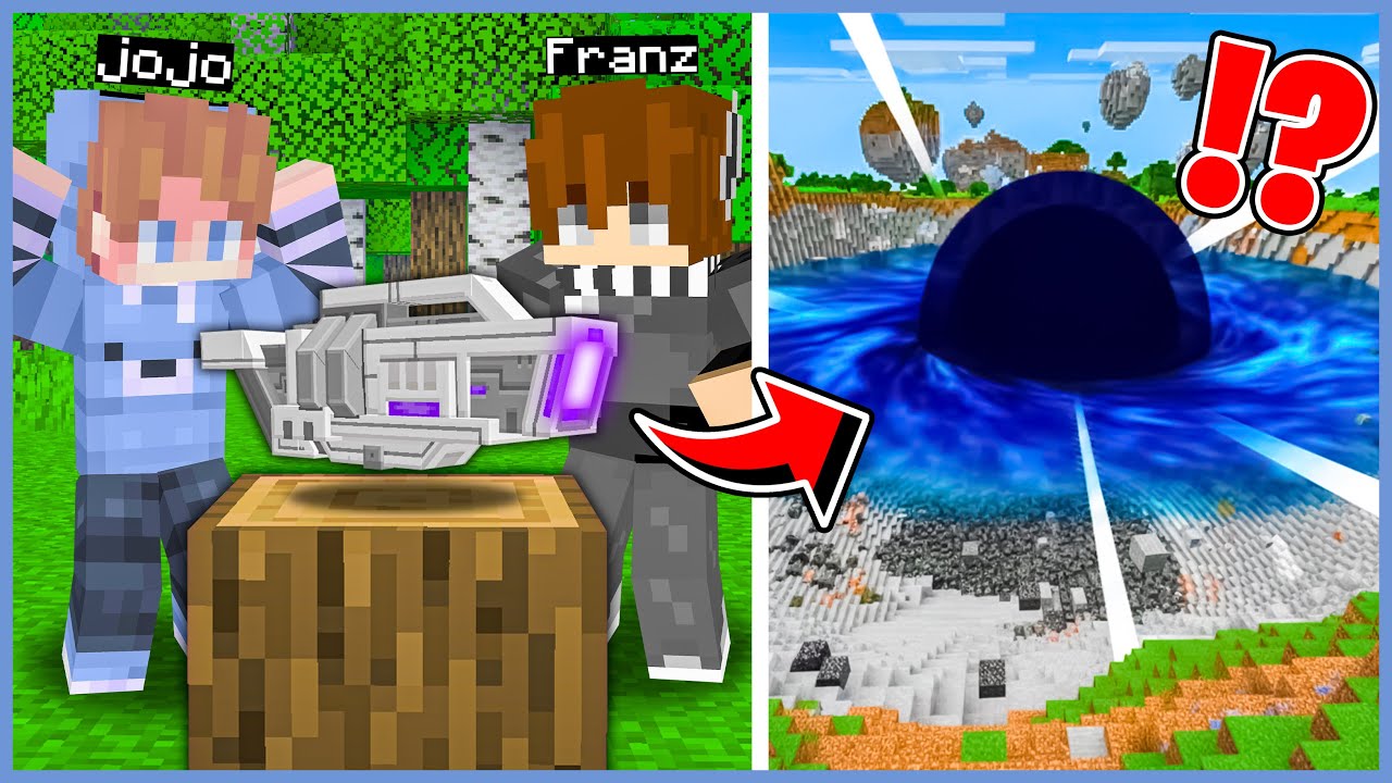 JOJO & FRANZ EKSPERIMEN SENJATA LUBANG CACING PALING BERBAHAYA di MINECRAFT