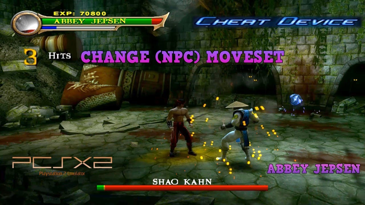 Mortal Kombat Shaolin Monks - Change (NPC) Moveset - Mode Shao Kahn