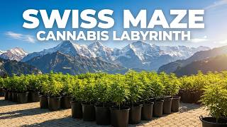 Cannabis Labyrinth in Switzerland Europe 10 00 plants #plants  #nature  #switzerland #tiktok