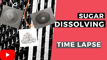 Watch Sugar Dissolve In Water.