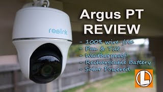 Reolink Argus PT Review - Wireless Battery Powered Pan and Tilt WiFi Camera screenshot 4