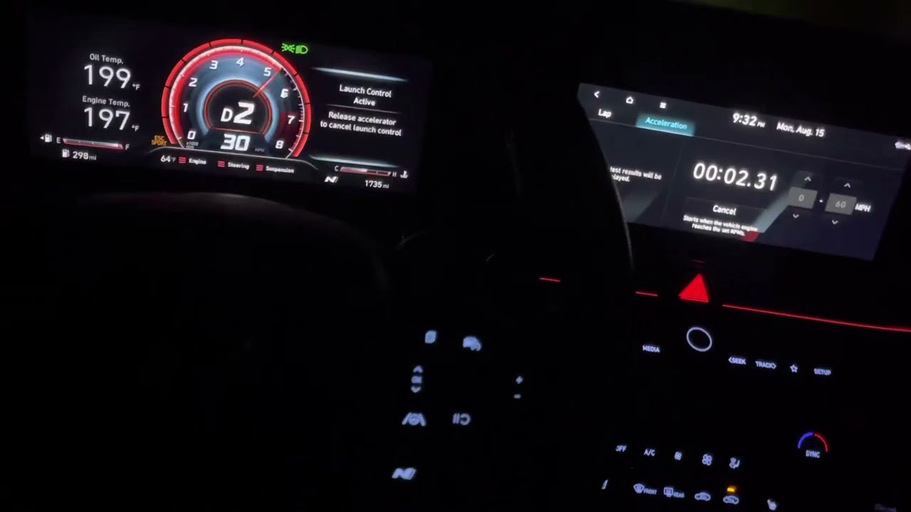 2022 Hyundai Elantra N dct launch control 0-60 - YouTube