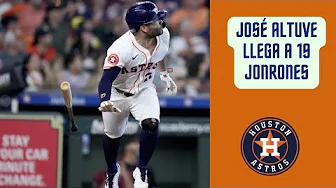 JOSE ALTUVE conecta su  jonrón  19 en triunfo de ASTROS sobre DBACKS thumbnail