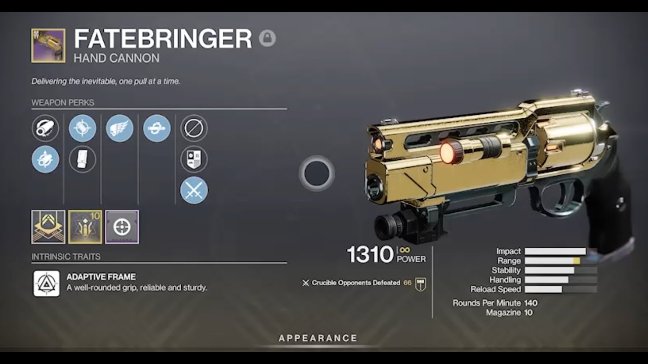 Is Fatebringer the Best 140RPM Hand Cannon?
