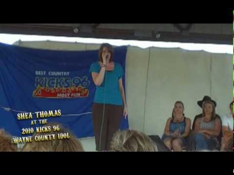 Shea Thomas Sings at Wayne County Idol.wmv