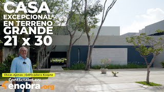 CASA con UNA DISTRIBUCIÓN EXCEPCIONAL para TERRENOS GRANDES | Obras Ajenas | Edificadora Koopte