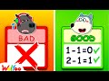Good student vs bad student  study hard with wolfoo  educational for kids  wolfoo channel