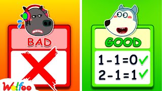 Good Student vs Bad Student  Study Hard with Wolfoo!  Educational Video for Kids | Wolfoo Channel