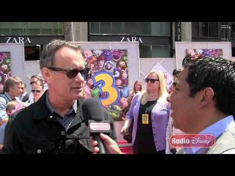 Tom Hanks at "Toy Story 3" Premiere w/ Radio Disney's Ernie D