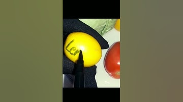 #calligraphy on Lemon name write on lemon#abcwriting #artcalligraphy #calligraphy