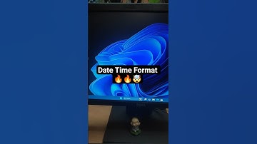 Date Time Format🔥|  Day-0164 | Windows Tips #window #techreels #reel #short #windows11tips