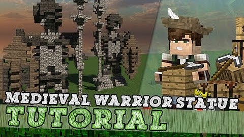 Minecraft Tutorial: Epic Warrior Statue!