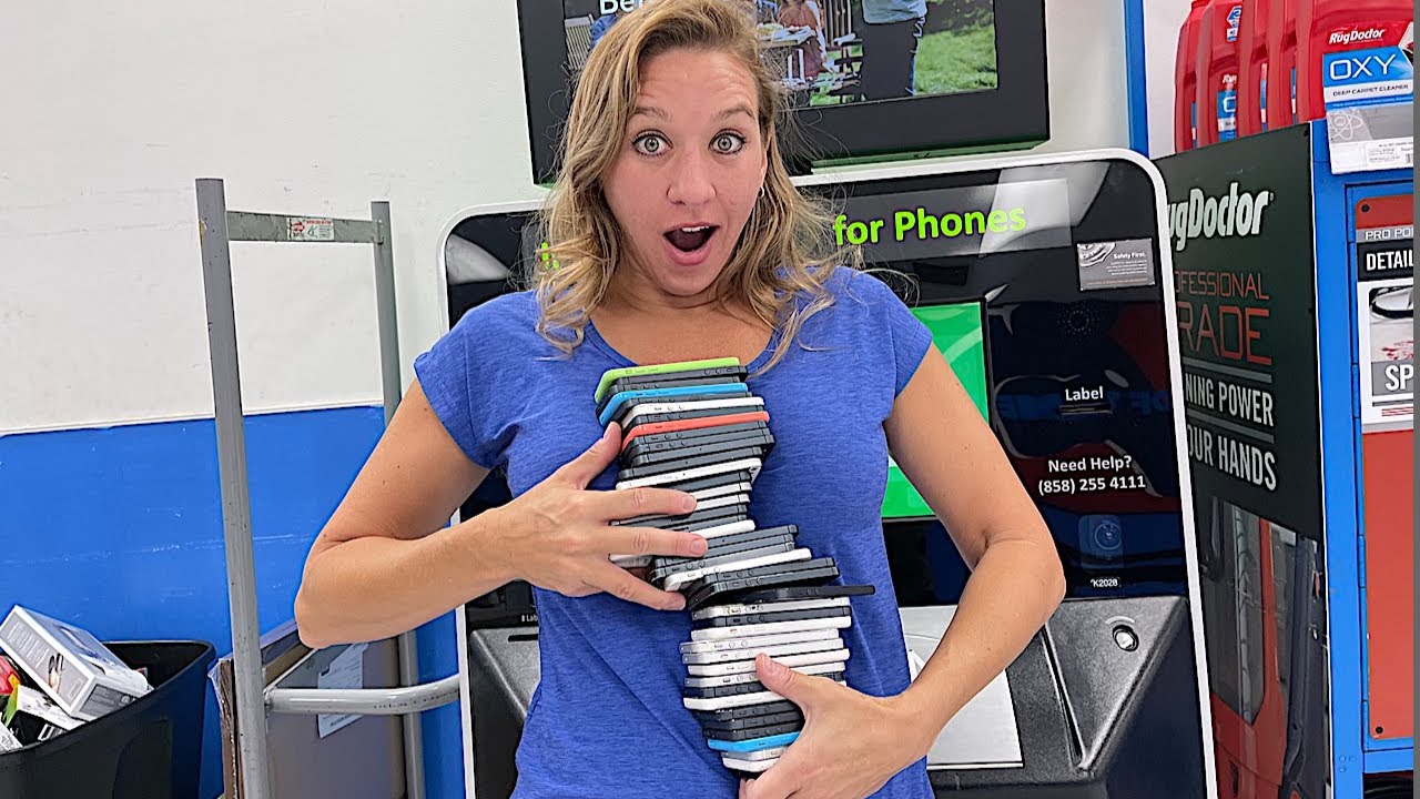 SELLING 73 IPHONES TO A MACHINE AT WALMART YouTube