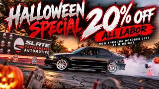 Halloween Drift Challenge!  | 20% OFF LABOR at Slate Performance