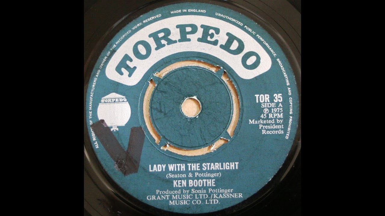 Ken Boothe - Lady With The Starlight (1975 age27) - YouTube