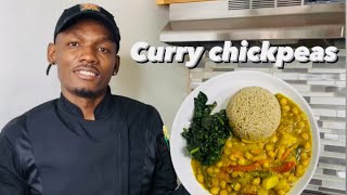How To Make Vegan Coconut Curry Chickpeas Jamaican Style