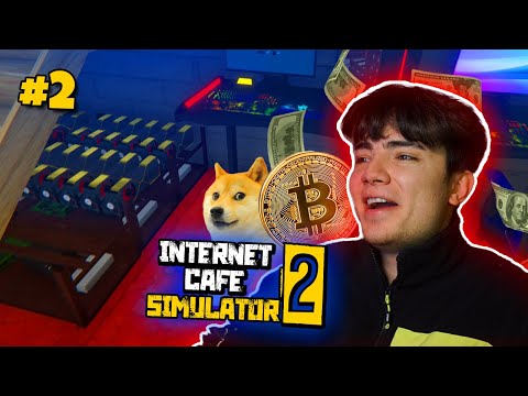 NASIL BİTCOİN ve KRİPTO ZENGİNİ OLUNUR ? ( En İyi Cafe Oluyoruz ! ) - İnternet Cafe Simulator 2 #2