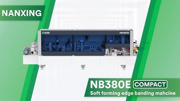 Compact design! Nanxing NB380E Soft forming edge banding machine