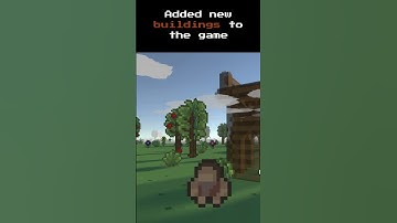 added new buildings to the game #3d #3dgamedevelopment #game #pixelart #pixelgame #indiegame