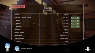 Lost Judgment Platinum Trophy