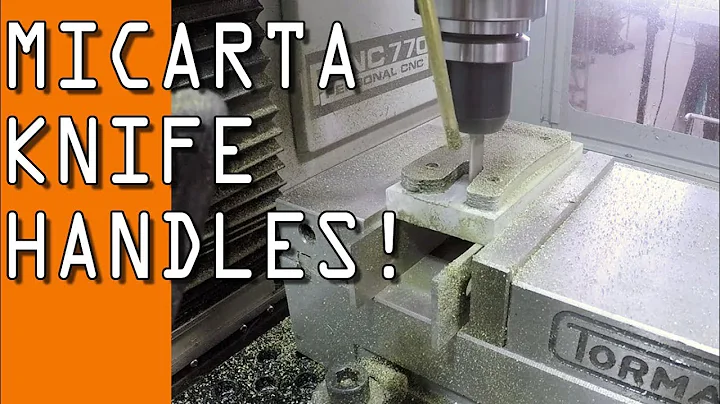 Machining Canvas Micarta Knife Handles!  WW168