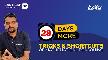Mathematical Reasoning | Tricks and SHORTCUTS | Easy way to Crack NET and JRF | Last Lap 2 |2021