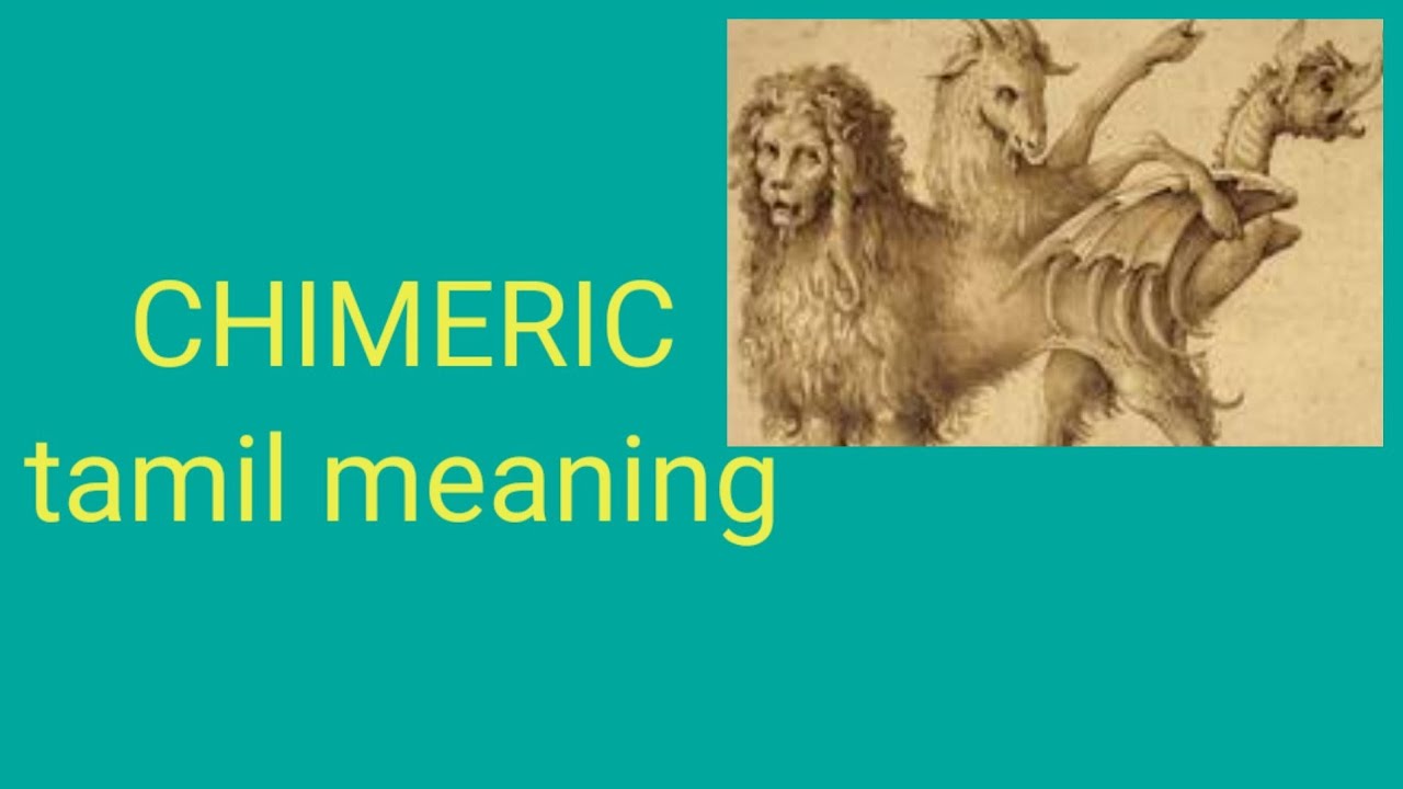 CHIMERIC tamil meaning/sasikumar YouTube