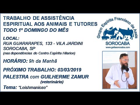 Assista: Palestra presencial - com GUILHERME ZAMUR (03/03/2019)