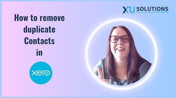 How to remove duplicate Contacts in Xero