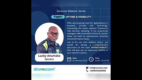 WATCH OUT FOR ZORACOM WEBINAR (FEBRUARY EDITION)