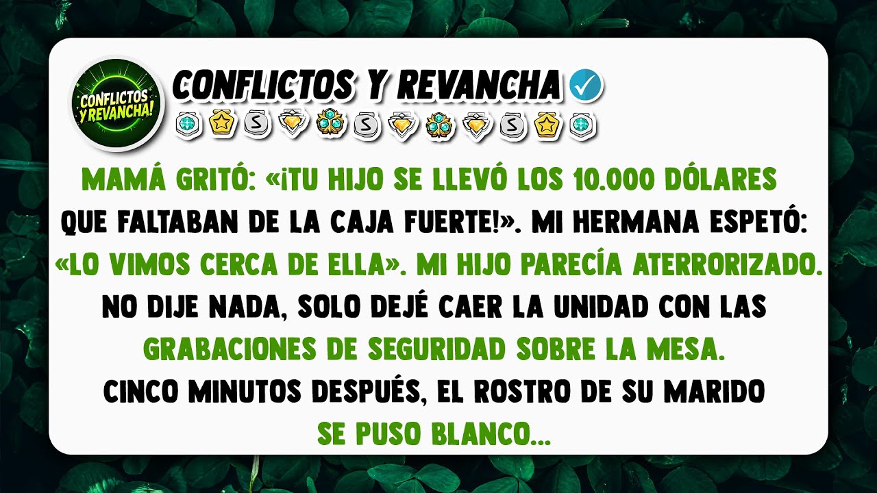 Mamá gritó: «¡Tu hijo se llevó los 10.000 dólares que faltaban de la caja fuerte!»... Y ahora...